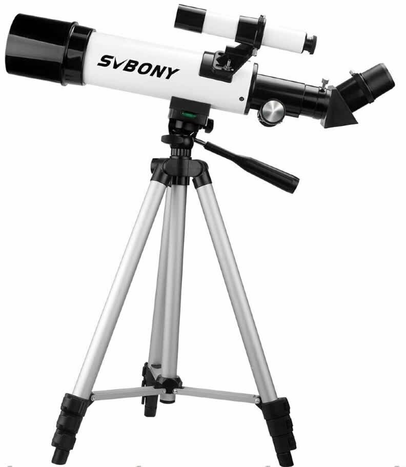 Телескоп SVBONY SV501P, Увеличение 120 крат, Диафрагма 60 мм, Фокусное расстояние 400 мм, штатив
