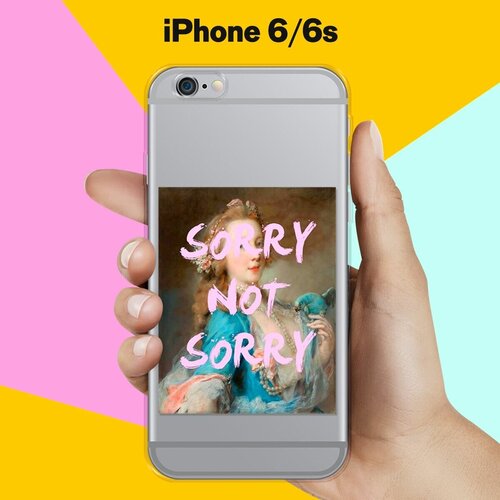 Силиконовый чехол Sorry на Apple iPhone 6/6s силиконовый чехол sorry на apple iphone 11