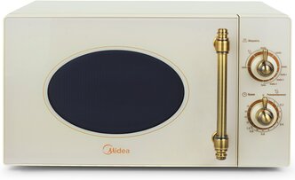 Микроволновая печь Midea MG820CJ9-I2, ретро, слоновая кость