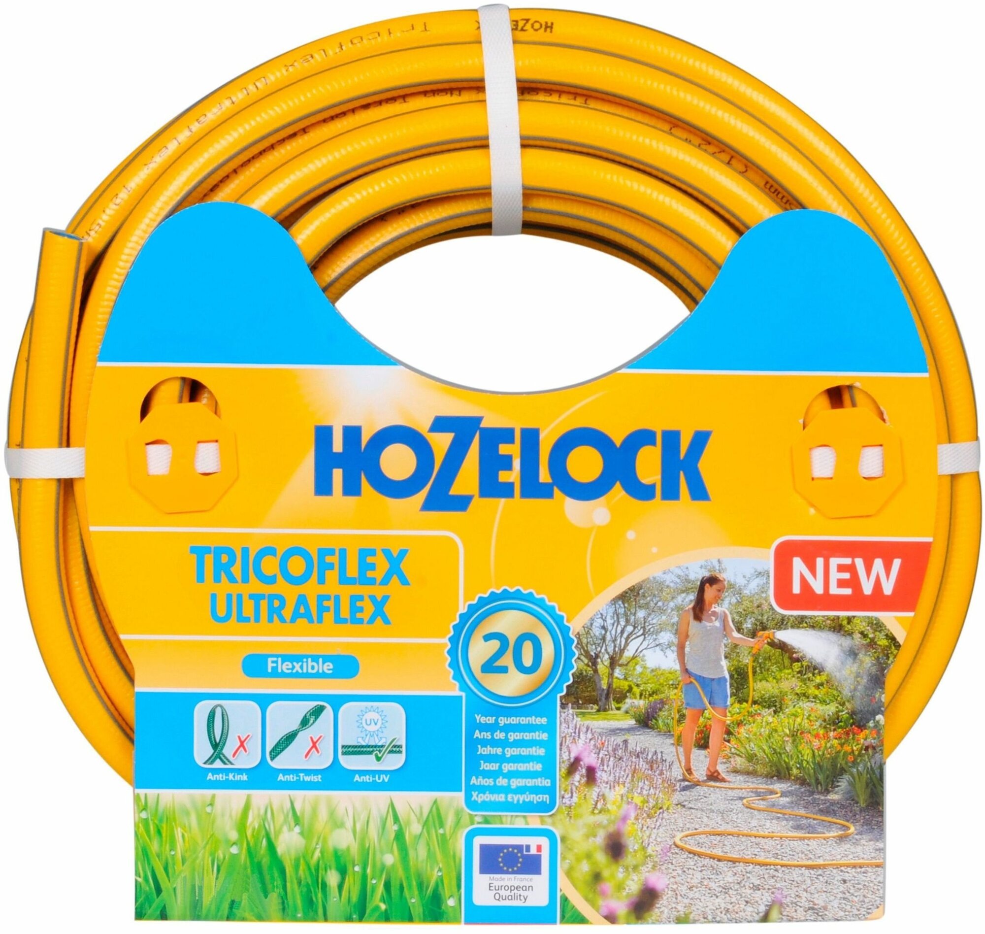 Шланг для полива HOZELOCK Tricoflex Ultraflex 1/2 дюйма 25 м