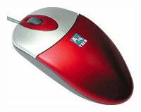 Мышь A4Tech SWOP-23 Silver-Red USB+PS/2