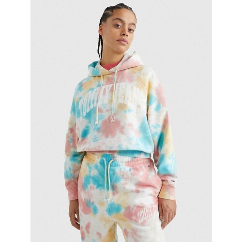 фото Худи tommy hilfiger, размер m, желтый, розовый