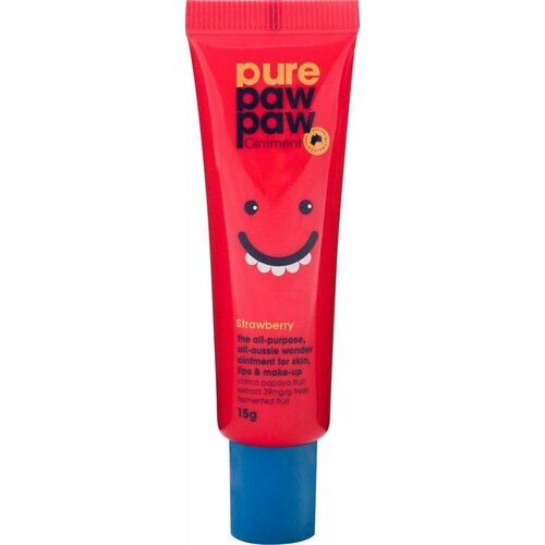 Бальзам для губ PURE PAW PAW Strawberry восстанавливающий, 15г - 2 шт