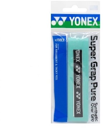 Обмотка для ручки ракетки Yonex Overgrip AC108EX Super Grap Pure х1 Turquoise