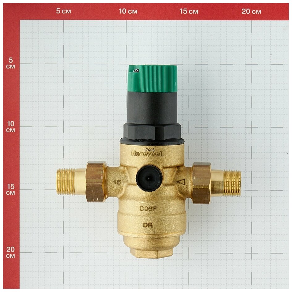 Клапан Honeywell понижения давления D06F-1/2B для горячей воды - фото №7