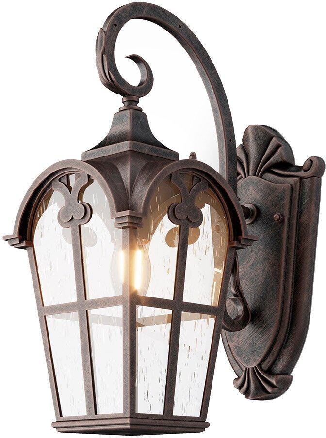 Светильник садово-парковый настенный Maytoni Albion бронза E27 60 Вт IP44 (O413WL-01BZ)