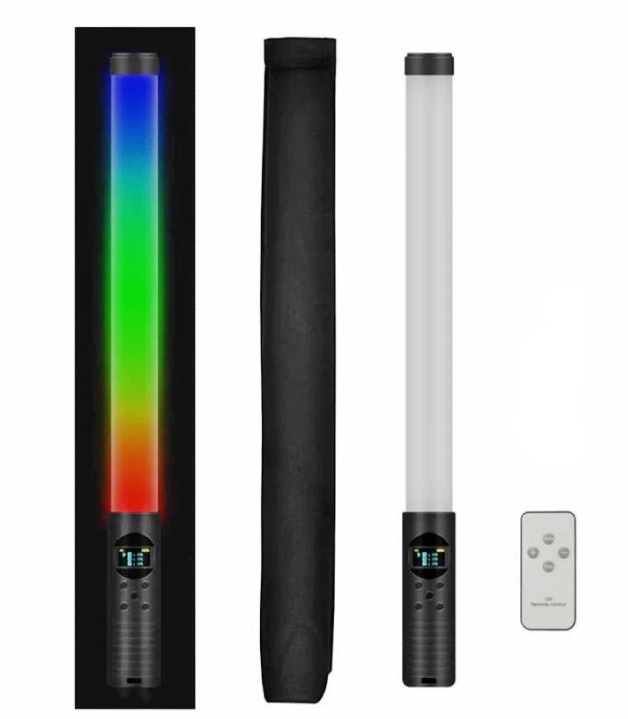 Светодиодная палка лампа RGB light stick / Разноцветная палка для тик тока на аккумуляторе
