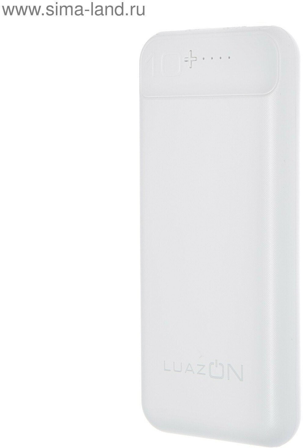 Внешний аккумулятор LuazON PB-29, Li-Pol, 10000 мАч, 2 USB, Type-C, microUSB, 2.1 A/1 A