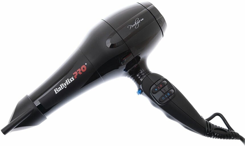 Фен BABYLISS PRO Progigio Ionic, 2300Вт, черный