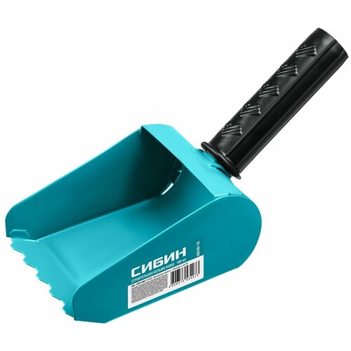 Строительная кельма-ковш СИБИН 100 мм резиновая рукоятка 270 мм сталь 13 мм 08240-10 714₽