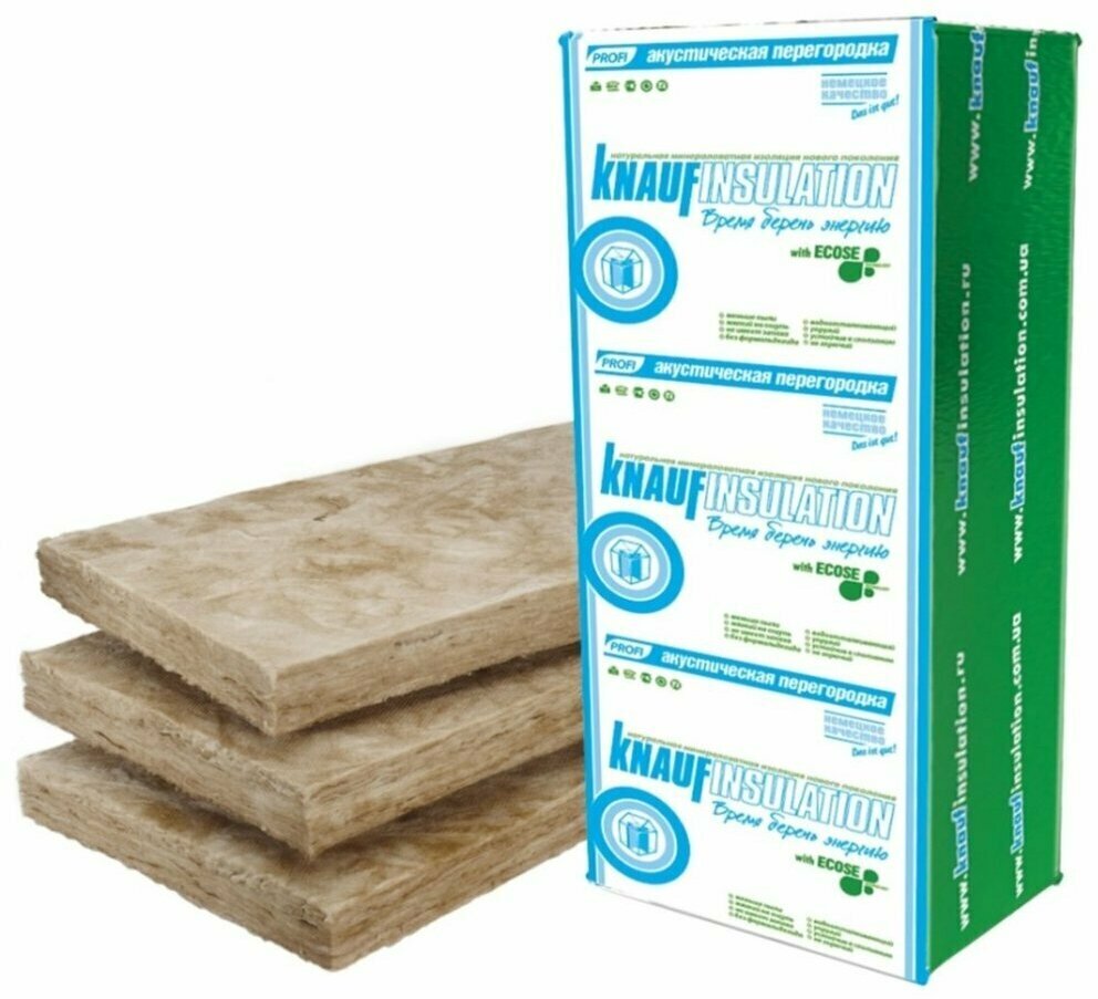 Утеплитель Knauf Insulation Aquastatik ТеплоKNAUF коттедж (Плита) TS 037 50х610х1230мм