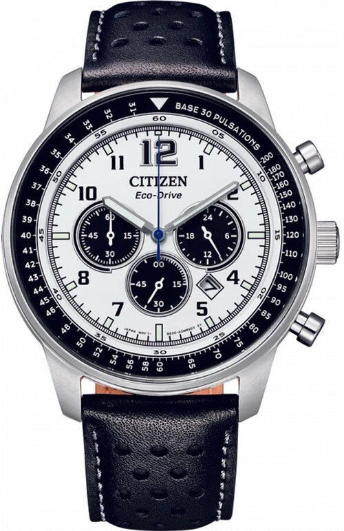Наручные часы CITIZEN CA4500-32A, серебряный, черный