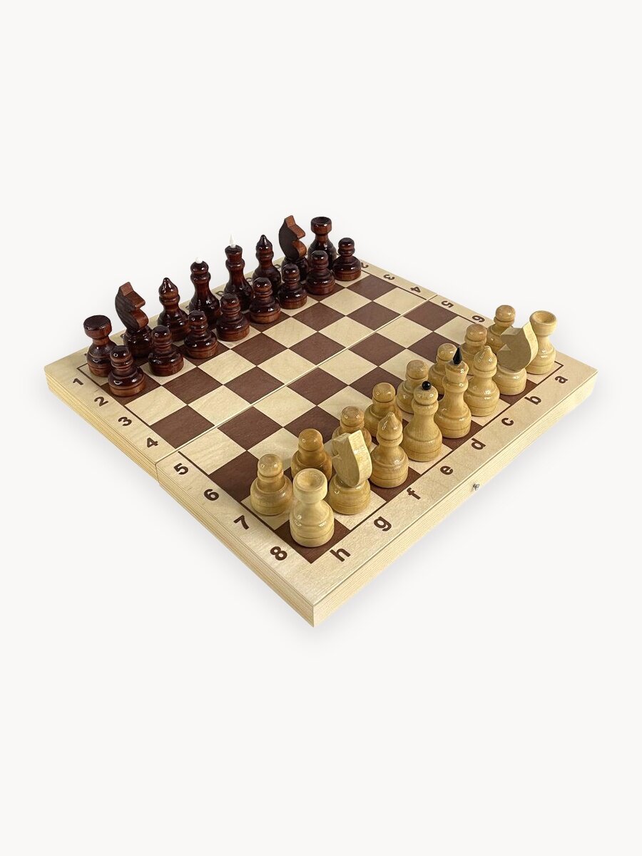 Шахматы Кировские малые (Россия, дерево, 29х29х5 см)