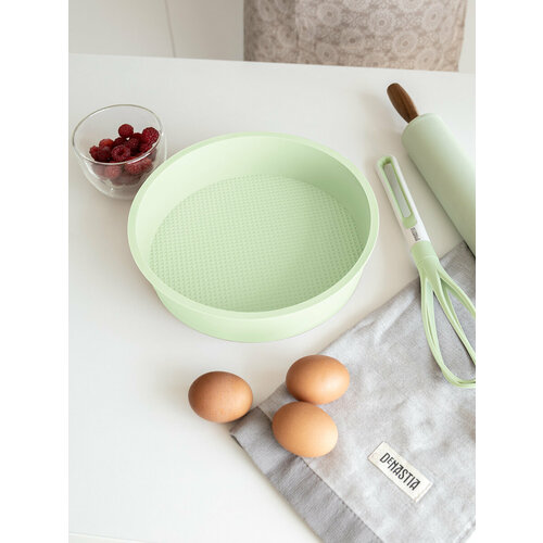 Силиконовая форма для выпечки DeNASTIA D25см цвет мятный A000250 677₽