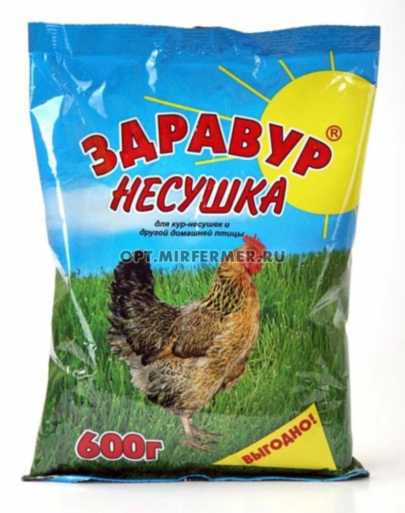 Комплект 5 шт. Премикс для сх. птиц 0,6кг Здравур Несушка ВХ