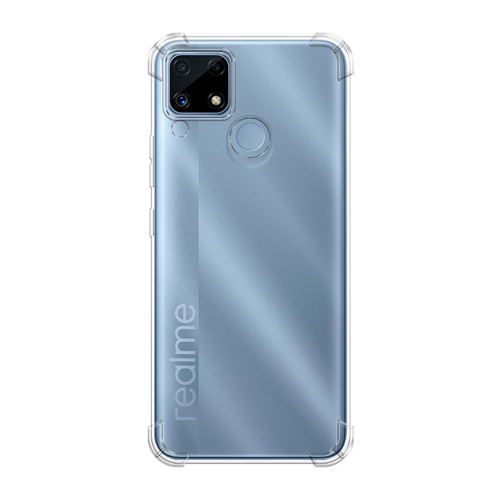 Противоударный силиконовый чехол на Realme C25s / Реалми C25s, прозрачный силиконовый чехол на realme c25s реалми c25s энергия