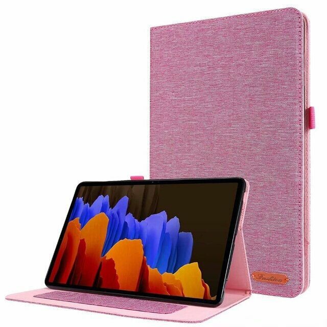 Чехол для планшета Fashion Case Samsung Galaxy Tab S8+/ SM-X800/ S7 FE T736/S7 Plus T970/T975 (12.4) розовый