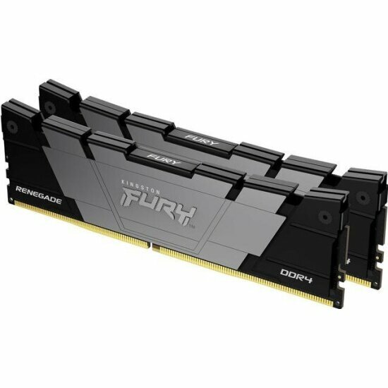 Оперативная память Kingston DIMM DDR4 32GB(2х16Gb) 3200Mhz CL16 FURY Renegade Black (KF432C16RB12K2/32)