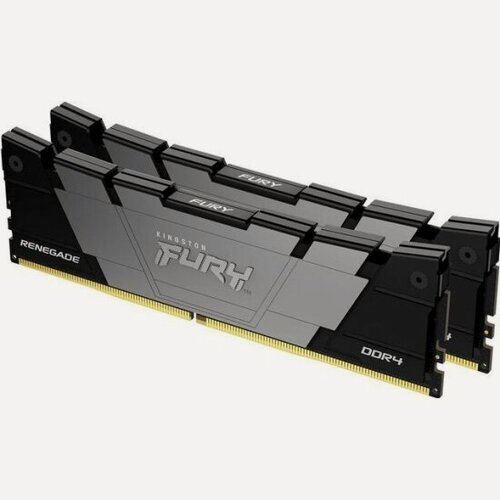 Изображение товара Оперативная память Kingston DIMM DDR4 32GB(2х16Gb) 3200Mhz CL16 FURY Renegade Black (KF432C16RB12K2/32)