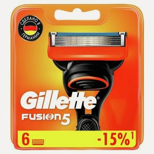 Изображение товара Сменные кассеты для бритья Gillette Fusion5, 6 шт