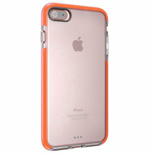 Противоударный, защитный чехол для iPhone 7, iPhone 8, iPhone SE (2020), G-Net Impact Clear Case, оранжевый