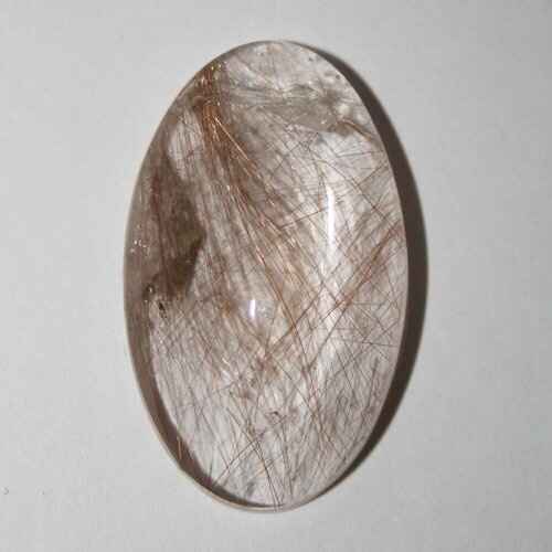 Кварц-волосатик, рутиловый кварц кабошон «True Stones»