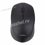 Мышь Perfeo STRONG беспров. опт. 4 кн, DPI 800-2400, USB, чёрная