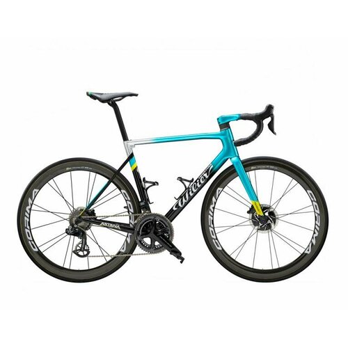 Велосипед Wilier Zero SLR Disc Etap AXS Astana без колес 2022 M 86504000₽