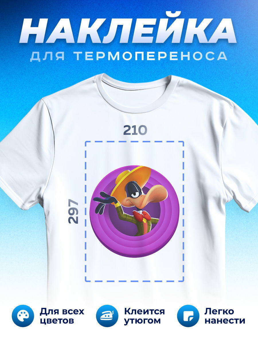 Термонаклейка для одежды наклейка Веселые Мелодии looney tunes_0018