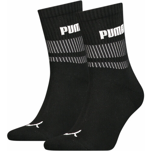 Носки PUMA, 2 пары, размер 3942, черный