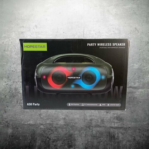 Беспроводная колонка А50 party Hopestar 80Вт Зеленая 849900₽