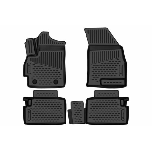 фото Коврики 3d в салон для kaiyi x3, x3 pro 2023 - 4шт. (полиуретан) / каию икс 3 element