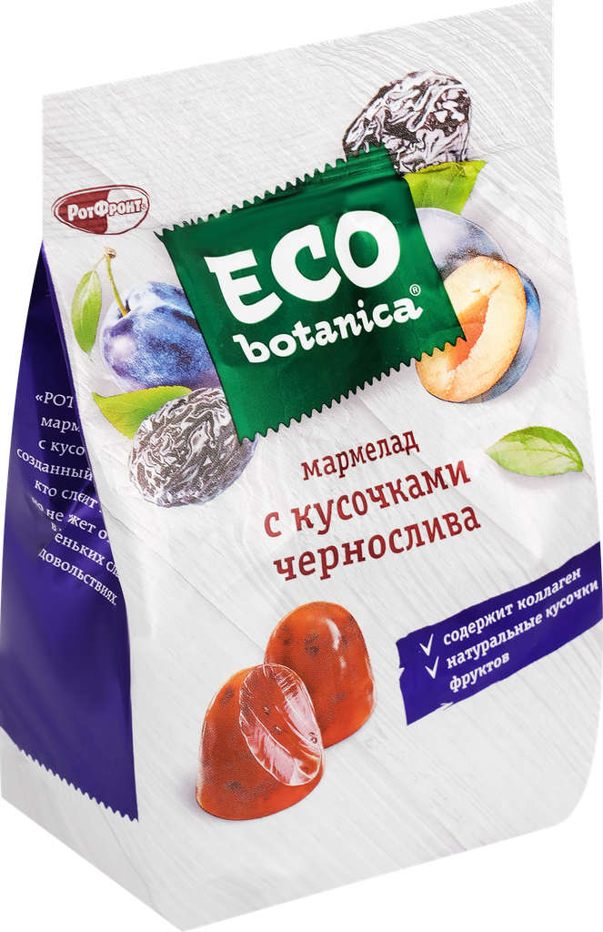 Мармелад ECO-BOTANICA с кусочками чернослива, 200г