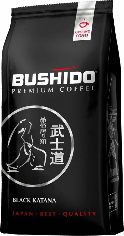 Кофе молотый BUSHIDO Black Katana 227 гр.