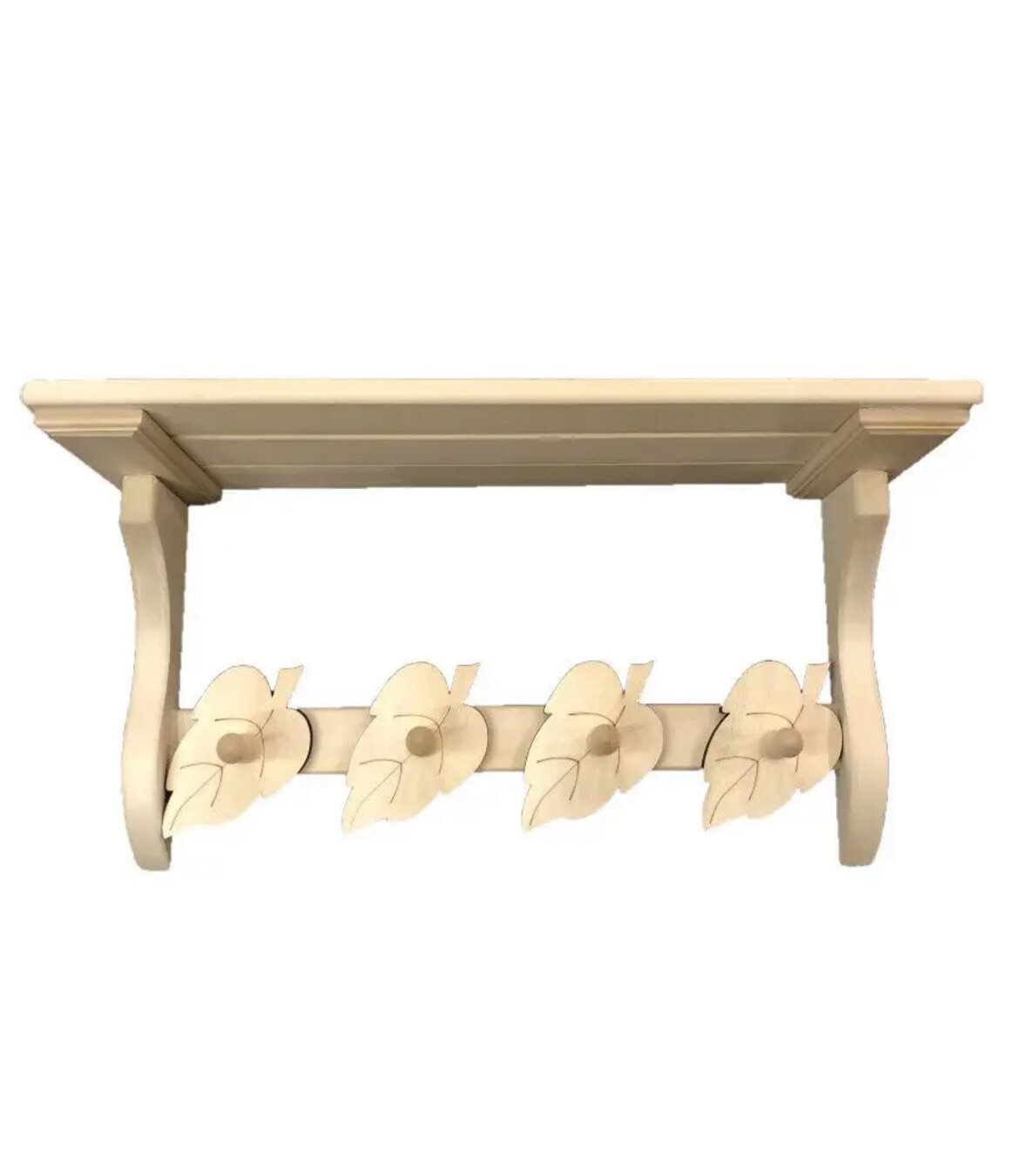 Вешалка с полкой "Липа", 4 крючка