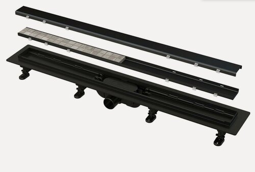 Изображение товара Душевой лоток AlcaPlast APZ19 APZ19BLACK-550 черный матовый