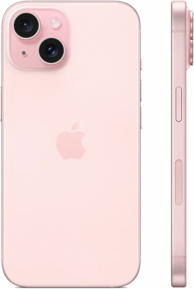 Смартфон Apple iPhone 15 128Gb eSIM + SIM pink — фото 1