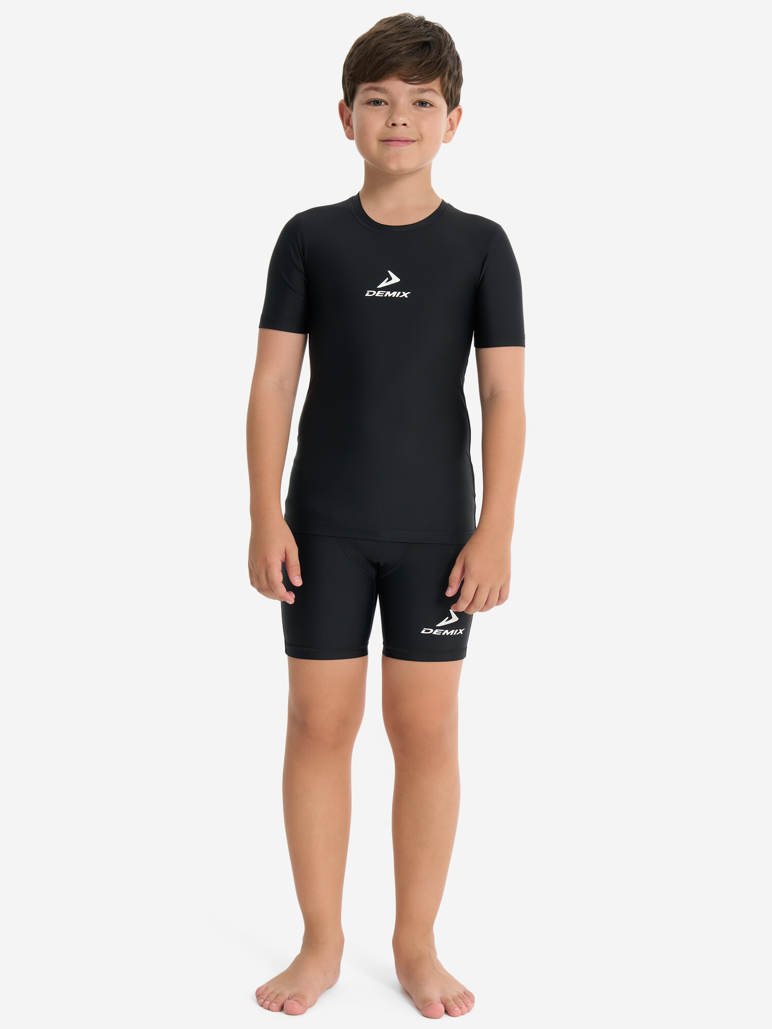 Шорты спортивные Demix, размер 122-128, черный — фото 1