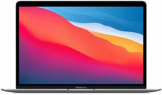 Ноутбук Apple MacBook Air 13 2020 (M1, 8/256 GB, SSD) (MGN63) space grey (темно-серый).