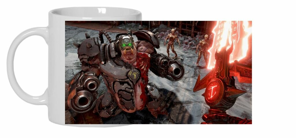 Кружка Doom/ Дум №5, Обычная
