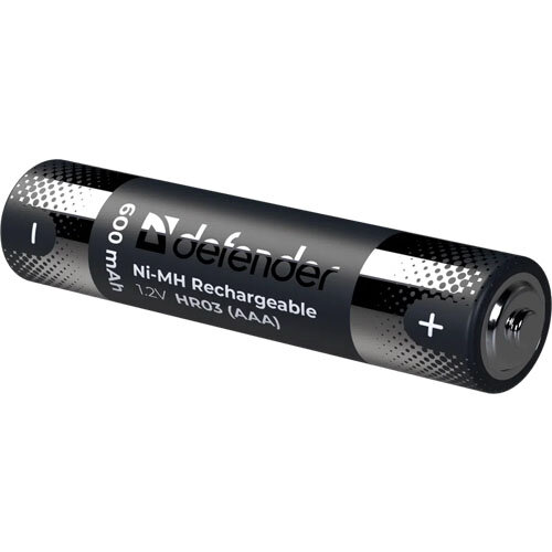 Аккумулятор ААА Defender HR03-2BL 600мА/ч Ni-Mh в блистере 2шт.