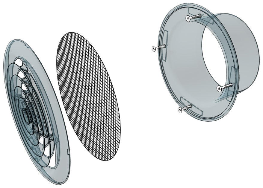 Диффузор 20DK Ф200мм ЭРА — фото 1