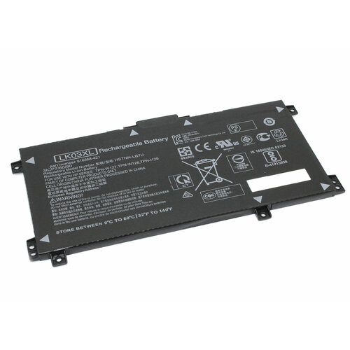 Аккумулятор LKO3XL для ноутбука HP Envy X360 Convertible 15-BP 15-BQ 15-CN 15M-BP 11.55V 4835mAh черный
