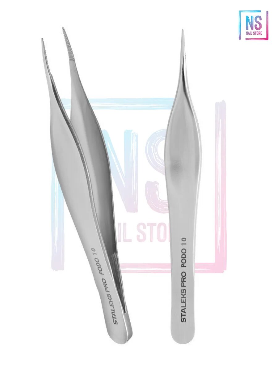 Пинцет осколочный PODO 10 STALEKS/ сталекс (TP-10) — фото 1