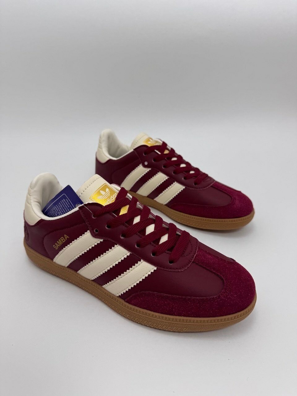 Кроссовки , размер 38, бордовый — фото 1