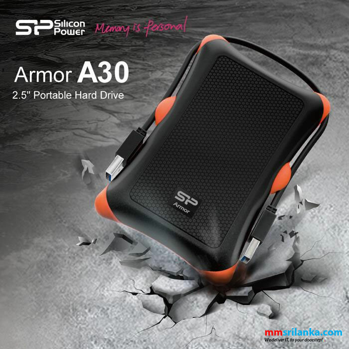 Внешний жесткий диск Silicon Power Armor A30,2 tb , надежный, прочный — фото 1