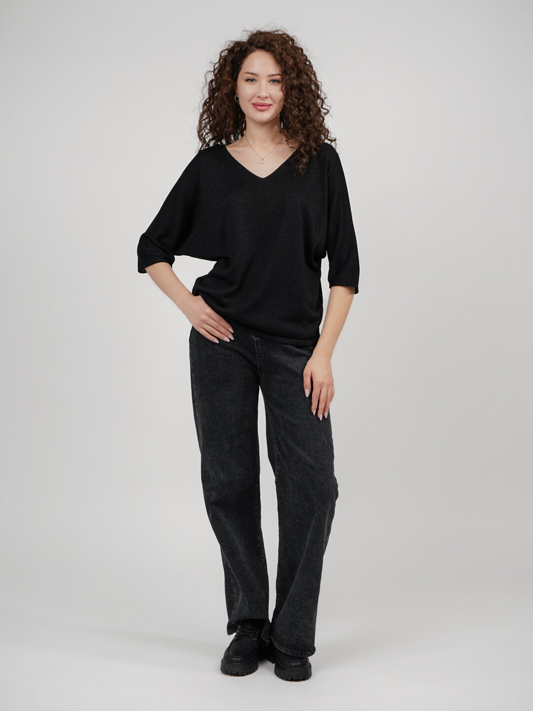 Кардиган , размер 44-46, черный — фото 1