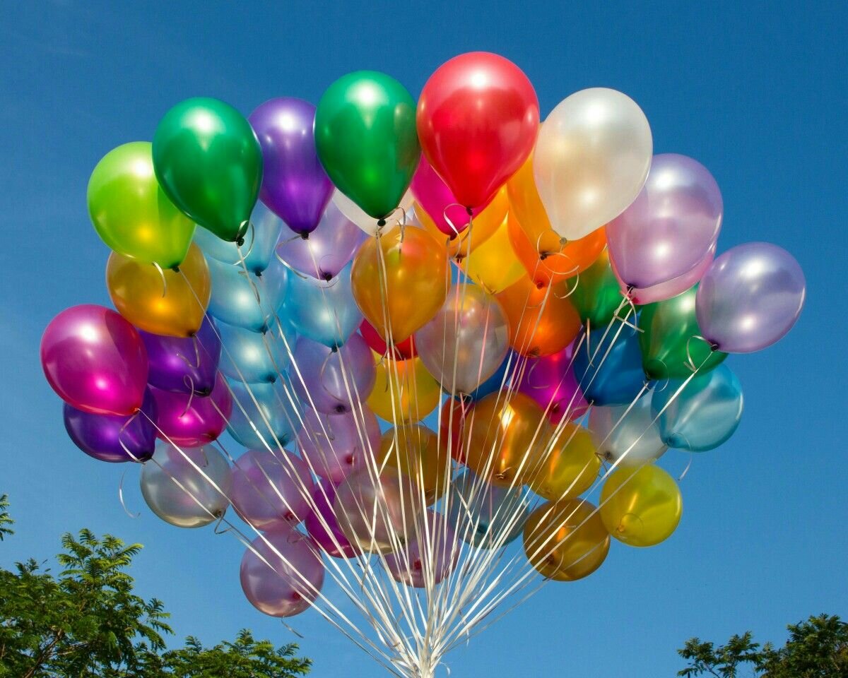 Набор воздушных шаров Savdo Belgisi, 100 шаров, для фотозоны, разные цвета