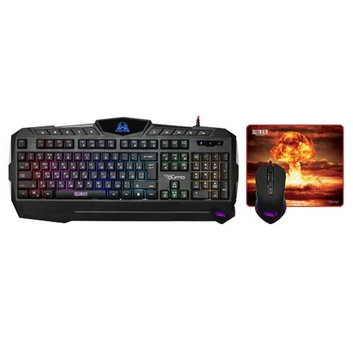 Комплект мышь + клавиатура Qumo Wartime K51/M67