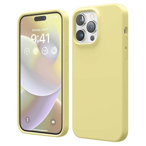 Чехол Elago Soft Silicone для iPhone 14 Pro, желтый
